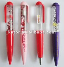 Fashionable 3D liquid Ballpoint Pens / ballpen / floating plastic pen