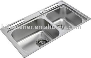 Kitchen stainless steel 304 double sinks