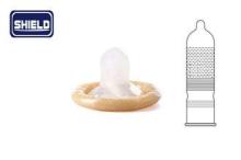 Transparent Banana Lemon Ribbed Dotted Condoms In Wallet ,