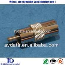 RCA male to PAL Female Adapter, Brass copper