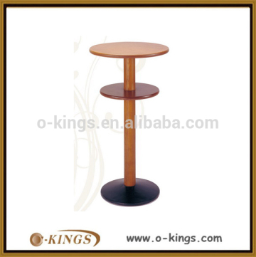 Wooden portable high bar table