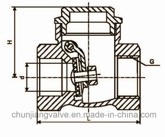 Chunjiang Brand Brass Check Valve