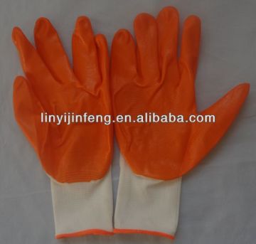 13G seamless polyester liner nitrile coated glove