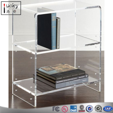 Everly Acrylic Bookcase,Publisher's Clear House Bookshelf