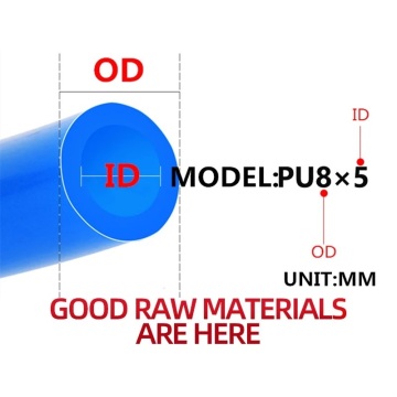 Mangueira pneumática Pu Pipe Tubo de ar Mangueira Compressor