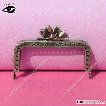 8.50CM bronze color bag handle metal purse frames