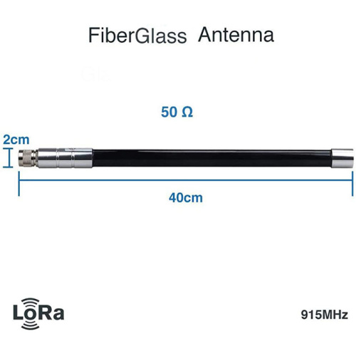 Comunicação de antena de fibra de vidro 868MHZ ao ar livre