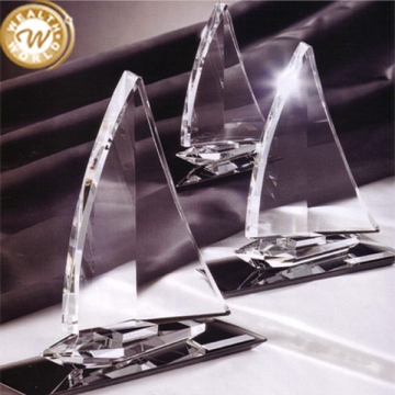 Special antique blank glass crystal awards