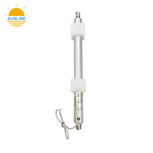 12V Linear Solenoid Actuator with 200N Force and 15mm/s Speed, 200mm Stroke, IP54/IP65