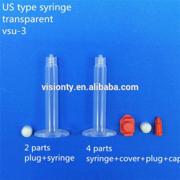 Manufacture directly sale glue dispensing syringe barrel/industrial syringe barrel