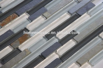 glass stone background decor mosaic tile/foshan mosaic tile