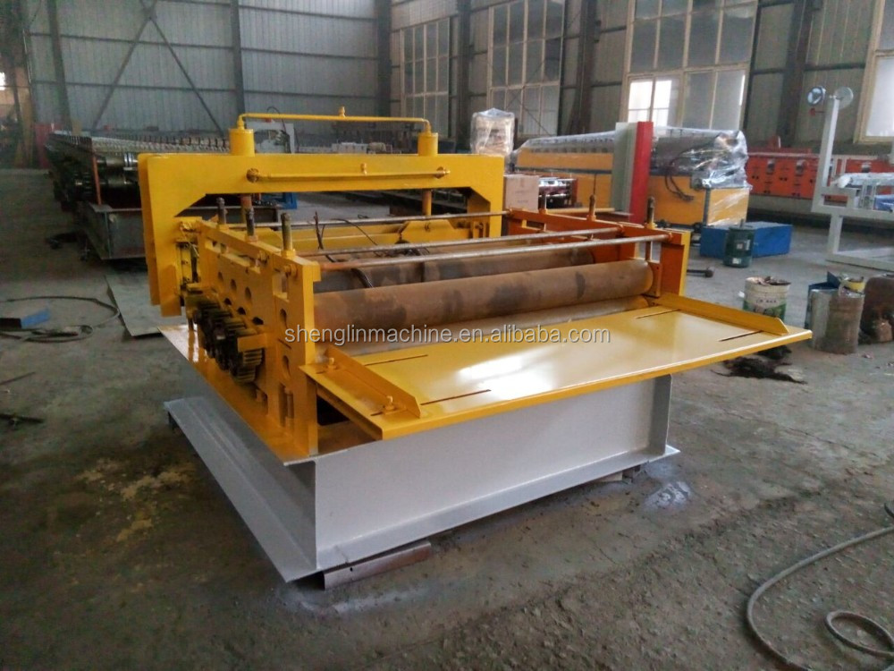 metal sheet slitting leveling and cutting and shearing production line