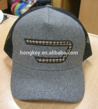 nylon 5 panel mesh hat