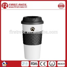 2015 new Double wall plastic coffee mugs,double wall mug