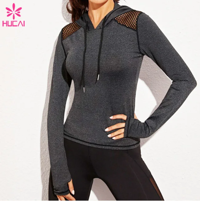 Breathable Mesh Hood Longsleeve Shirts