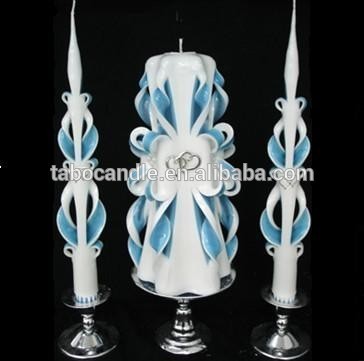 luxury paraffin wax candle carving