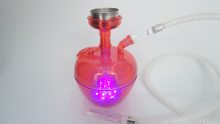 LED acrylic hookah shisha cup portable hookah shisha apple hookah