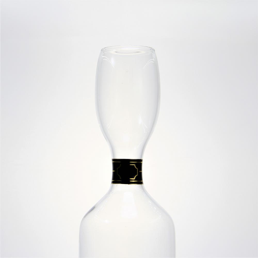 Glass Bottomless Prosecco Bottle