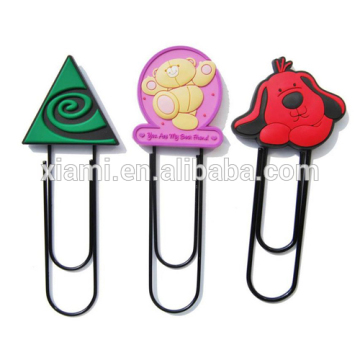 good market red dog shape soft pvc paper clip factory