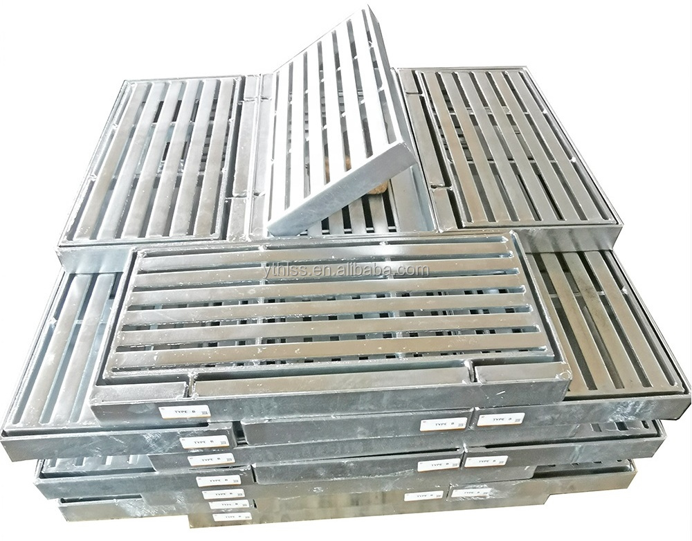 Customized Galvanized Steel Trench / Drainage / Gutter / Ditch Grating Cover at Factory Price