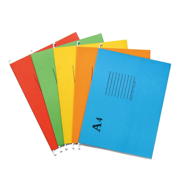 Customizable A4/FC Size Multi-Color Suspension Hooks: Paper Hanging Organizers & Fasteners for File Folders