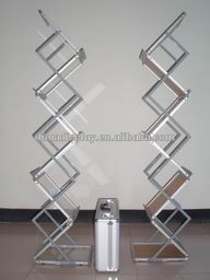 floor-standing metal literature holders