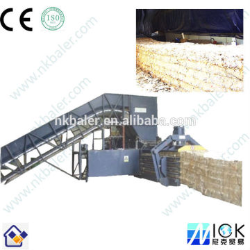 Clear film baling press machine