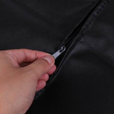 garment non woven cover suit bag with Custom Logo Dustproof Hanger Coat Cover Storage Garment Suit Clothes Bag