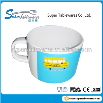 200ml melamine baby beaker with handle and logo printing