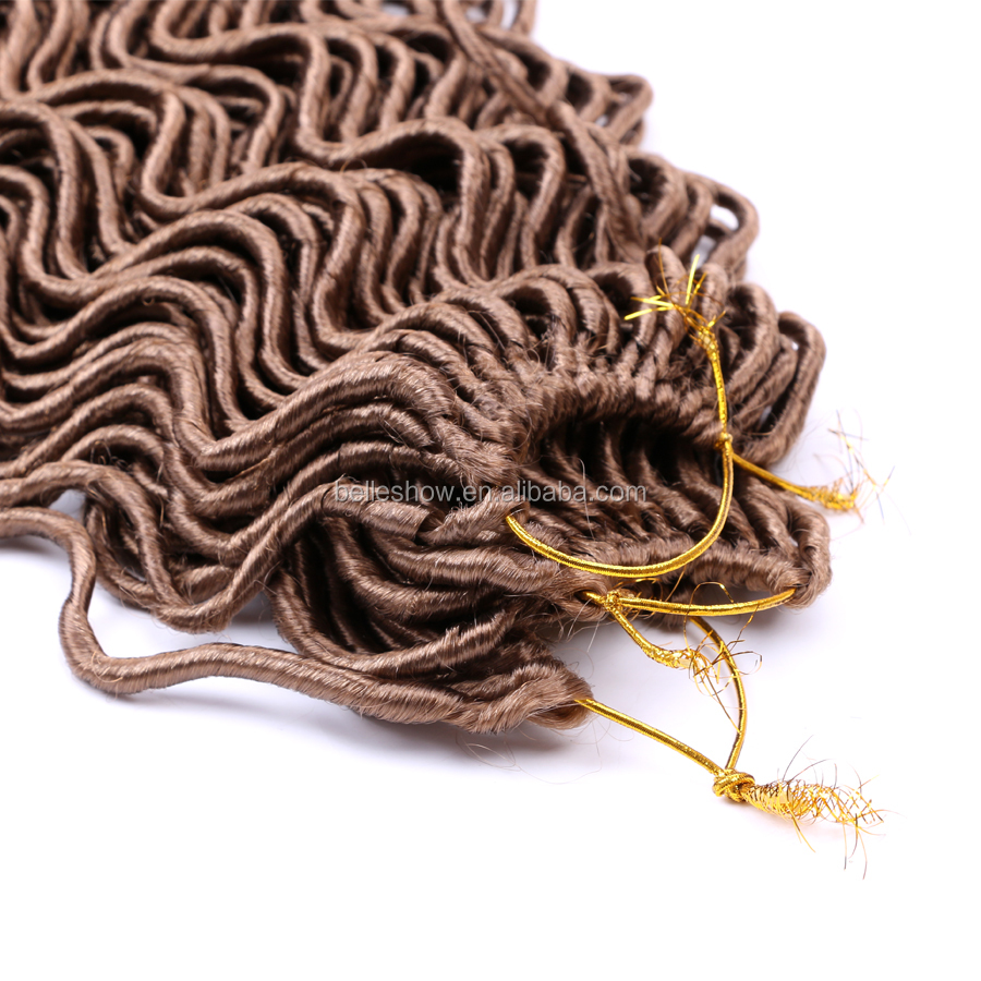 Hot sell synthetic hair extensions curl  faux locs crochet hair dreadlock faux locs