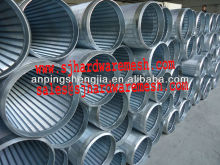 wedge wire screen pipe /wedge wire screen/johnson well filter/water well slot pipe