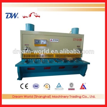 2014 new products ! QC11K cnc hydraulic shear machinery , hydraulic metal plate shear machinery , sheet metal shear machinery