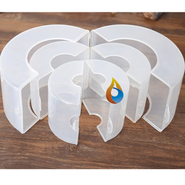 PP flange spray shield