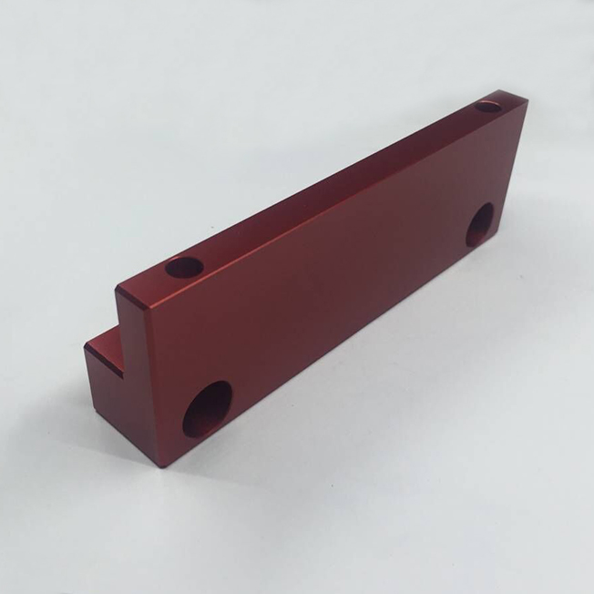 red anodized aluminum