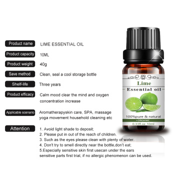 Best Quality Lime Essential Oil for Massage Aromatherapy