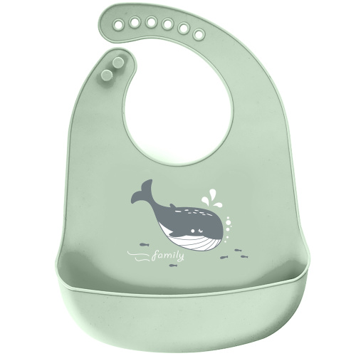 Bavoirs en silicone imperméables sans BPA pour bébés