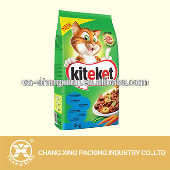 Plastic Cat feed bags/ Cat feed food packaging bag/ Pet feed food packaging bag