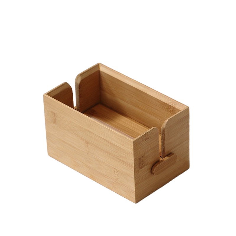 Caja de pañuelos de bambú de madera Wooden Bamboo Tissue Box