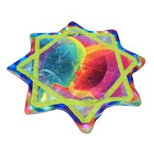 Portable quick-charge LED flowstar for impromptu on-the-go events