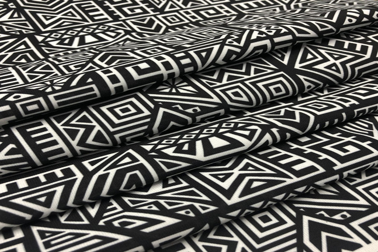 Irregular Pattern Chiffon Fabric Digital Print Fabric For Lady Dress Silk Chiffon Print Fabric