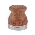 Wooden comfortable handle coffee tamper press