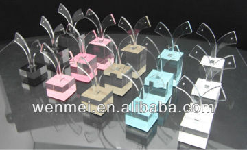 Acrylic Jewelry earring display holder