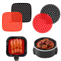 Σιλικόνη ψησίματος Pad Square Round Nonstick Air Fryer