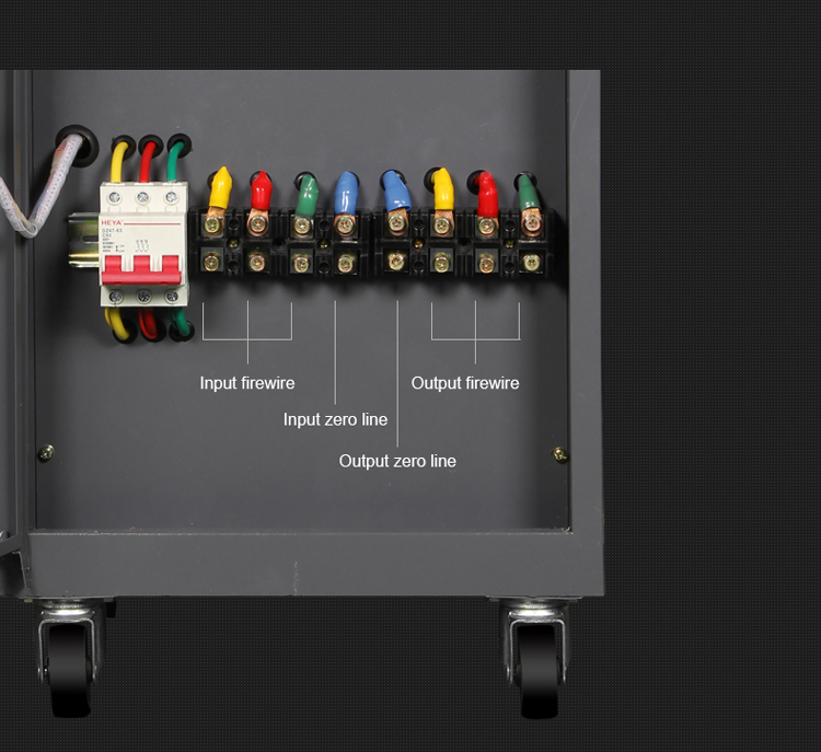 Servo type 380v automatic ac universal stabilizer 60kva Industrial three phase voltage stabilizer