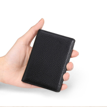 Men's Genuine Leather Bifold Wallet with RFID Protection