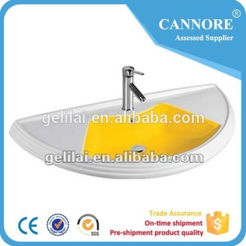 Bathroom Ceramic Color Cabinet Basin