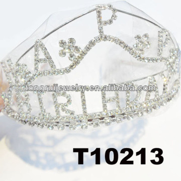 rhinestone party tiara crowns happy birthday tiara crowns