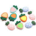 Factory New Arrive Radish Pineapple Resin Slime Charms Cabochons Flatback Carrots Pineapple Vegetable Fruit Slime Charms