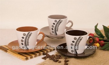 6 oz cappuccino cup set