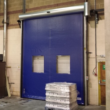 Pintu Pintu Berkelajuan Tinggi PVC Logistik Terbuka Rapid